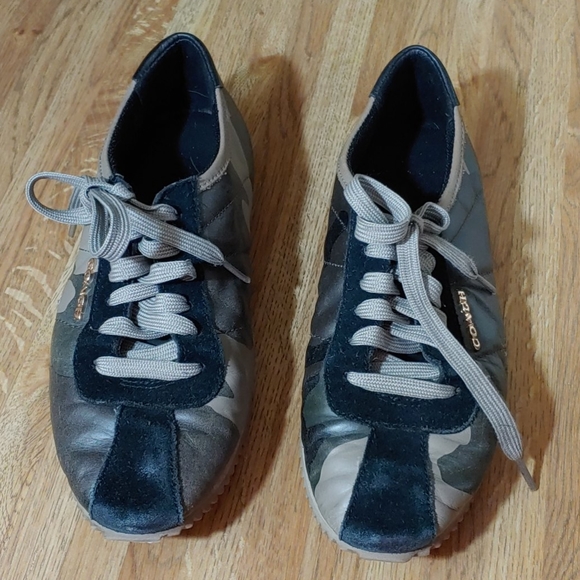 Coach Ivory Camouflage Sneakers 6.5M - Picture 3 of 16